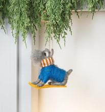 Load image into Gallery viewer, Winter Schnauzer Felt Ornament