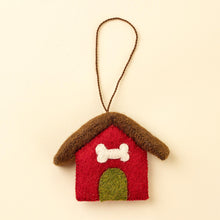 Load image into Gallery viewer, Dog House Felt Ornament