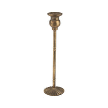 Load image into Gallery viewer, Antique Gold Look Taper Candle Holder