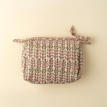 Load image into Gallery viewer, Floria Block Print Pouch