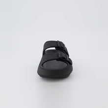 Load image into Gallery viewer, Black Buckle Slides