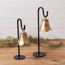 Load image into Gallery viewer, Gold Fluted Bells