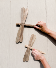 Load image into Gallery viewer, Driftwood Dragonfly Wall Decor