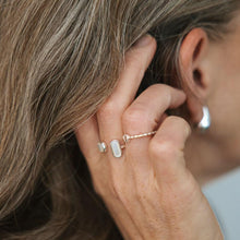 Load image into Gallery viewer, Mother of Pearl Stone Sister Ring