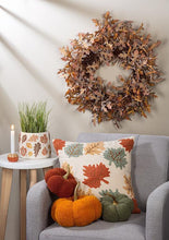 Load image into Gallery viewer, Oak Leaf &amp; Pinecone Wreath