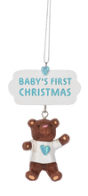 Load image into Gallery viewer, Bear Baby's First Christmas Ornaments