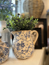 Load image into Gallery viewer, 6" Blue Heirloom Vase Pitcher