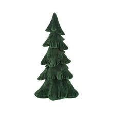 Load image into Gallery viewer, Dark Green Flocked Tree