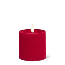 Load image into Gallery viewer, Burgundy Velvet LED Candle