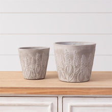Load image into Gallery viewer, Embossed Lavender Planter