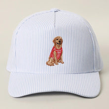 Load image into Gallery viewer, Golden Retriever Stripe Trucker Hat