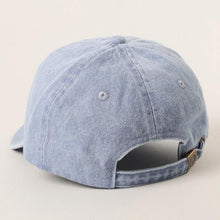 Load image into Gallery viewer, French Bulldog Embroidered Denim Cap