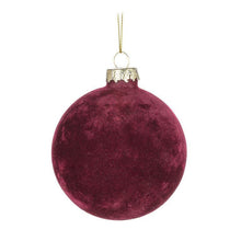 Load image into Gallery viewer, Burgundy Velvet Ornament