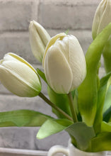 Load image into Gallery viewer, 12" Real Touch White Tulip Bundle