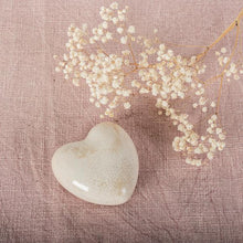 Load image into Gallery viewer, Cream Ceramic Heart