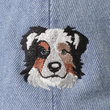 Load image into Gallery viewer, Australian Shepherd Embroidered Denim Hat