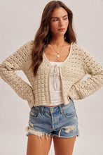 Load image into Gallery viewer, Lily Crochet Cardigan