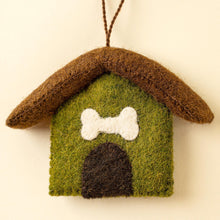 Load image into Gallery viewer, Dog House Felt Ornament