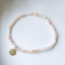 Load image into Gallery viewer, Pink Opal Baby Bee Bracelet