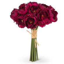 Load image into Gallery viewer, Burgundy Peony Bouquet