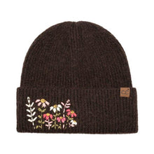 Load image into Gallery viewer, Floral Embroidery Beanie