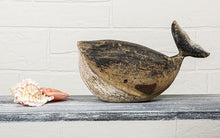 Load image into Gallery viewer, Large Black Carved Whale
