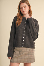 Load image into Gallery viewer, Chocolate Brown Sweater Cardigan