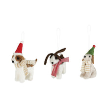 Load image into Gallery viewer, Felt Dog Ornaments *sold separately