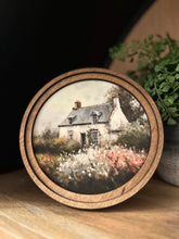 Load image into Gallery viewer, Round Spring Cottage Painting Art