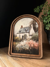 Load image into Gallery viewer, Arched Spring Cottage Painting Art