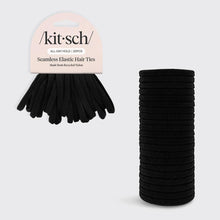 Load image into Gallery viewer, Black Eco-Friendly Nylon Hair Elastics