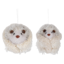 Load image into Gallery viewer, Snowy Hedgehog Ornament