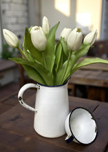 Load image into Gallery viewer, 12" Real Touch White Tulip Bundle