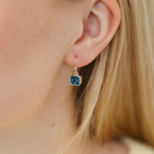 Load image into Gallery viewer, Sky Blue Radiance Hoops
