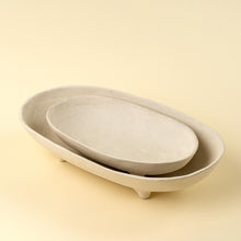 Load image into Gallery viewer, Pedestal Paper Mache Tray