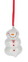 Load image into Gallery viewer, Whipped Cream Santa &amp; Snowman Ornaments