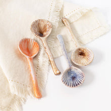 Load image into Gallery viewer, Stoneware Scallop Shell Spoons