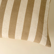 Load image into Gallery viewer, Sand Wide Stripe Pillow