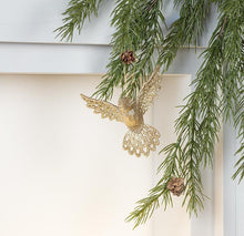 Load image into Gallery viewer, Glitter Hummingbird Ornament