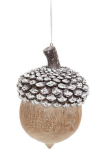 Load image into Gallery viewer, Large Rustic Acorn Ornament