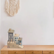 Load image into Gallery viewer, Wooden Triple Decor Houses