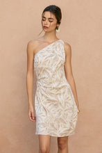 Load image into Gallery viewer, Hannah Ruched Mini Dress