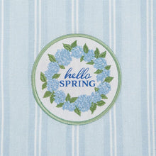 Load image into Gallery viewer, Hydrangea Wreath Embellished Dish Towel