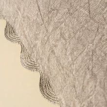 Load image into Gallery viewer, Silver Grey Scalloped Edge Pillow