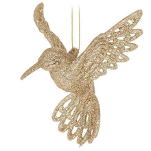 Load image into Gallery viewer, Glitter Hummingbird Ornament