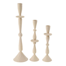 Load image into Gallery viewer, Large Cream Imani Candle Holder
