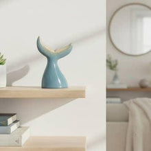 Load image into Gallery viewer, Blue Whale Tail Ceramic