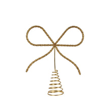 Load image into Gallery viewer, Beaded Bow Tree Topper