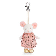 Load image into Gallery viewer, Pink Dress Mouse Bag Charm