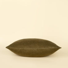 Load image into Gallery viewer, Olive Vera Velvet Pillow